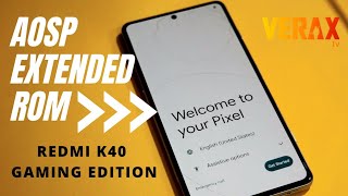 K40 Gaming AOSP Extended ROM  Easy Flashing Guide [upl. by Vasiliu]