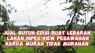 JUAL BUTUH Edisi buat lebaranlahan inpes area wisata dan pemukiman Rp 50 ribu permeterluas 2000m2 [upl. by Dammahom]