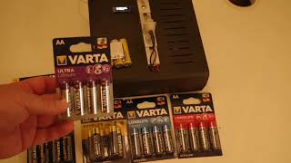 AA Battery testing Varta primary nonrechargeable batteries [upl. by Crescentia]