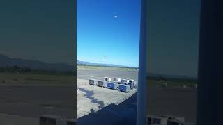 Avión despegando del Aeropuerto Internacional del Cibao Santiago 2021 [upl. by Ayinat679]