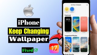 iPhone Keep Changing Wallpaper Problem On iPhone  Wallpaper Keep Change On IOS 17 [upl. by Rhtaeh]