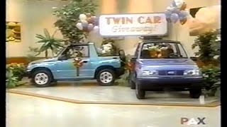 Supermarket Sweep 1994  Twin Car Giveaway SemiFinals Day 2 [upl. by Yetnruoc]