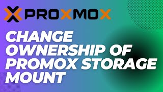 Give nonroot user ownership of storage mount on Proxmox node [upl. by Valonia434]