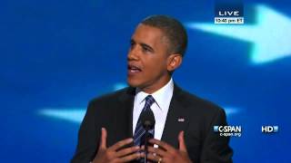 President Obama Acceptance Speech at 2012 Democratic National Convention CSPAN  Full Speech [upl. by Perice]