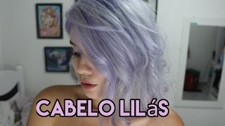 CABELO LILÁS COM VIOLETA GENCIANA  Shiujulianna [upl. by Hewes681]