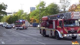 BERUFSFEUERWEHR MÜNCHEN 15 Minuten Einsatzfahrten der Feuerwehr München [upl. by Onibla]