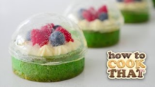 SUGAR SNOW GLOBE DESSERT WITH CRISP DOME 🎄 😍 How To Cook That Ann Reardon [upl. by Dnaltruoc]