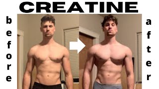 Creatine Before And After  30 Day Creatine Transformation  Creatine Monohydrate Review [upl. by Enileuqkcaj827]