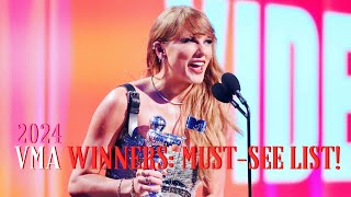 VMA Winners 2024 Full List amp Highlights of the Biggest Music Awards [upl. by Ahtenek]