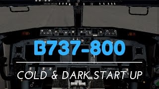 XPlane 10 Mobile Boeing 737 800 Cold amp Dark Start Up Tutorial [upl. by Alekin896]