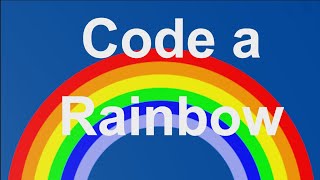 Learn Python by creating Art Code a Stunning Rainbow in Python Part 3 [upl. by Guibert473]