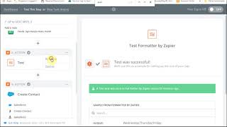 16 Google Forms to Salesforce using Zapier Formatter [upl. by Baer]