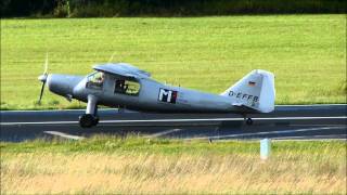 Takeoff Dornier DO27 DEFFB at Friedrichshafen FDH 270811 [upl. by Renado215]