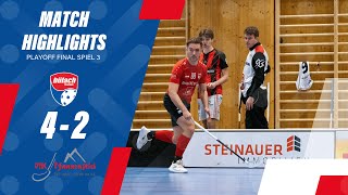 Bülach Floorball vs UHC Pfannenstiel  Playoff Final 2324 Spiel 3 [upl. by Yhtac]