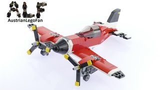 Lego Creator 31047 Propeller Plane Model 1of3  Lego Speed Build Review [upl. by Ricoriki34]