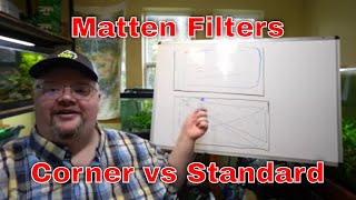 Matten Filter vs Corner Matten Filter  Which is better for flow in your aquarium [upl. by Nelhsa174]