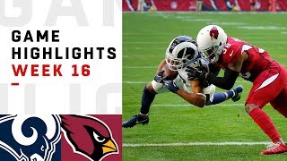 Rams vs Cardinals Week 16 Highlights  NFL 2018 [upl. by Nuahsyt102]