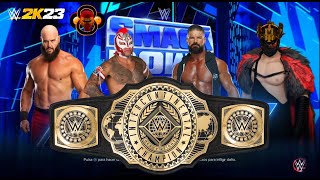 King Apocalipsis vs Rey Mysterio vs Robert Roode vs Braun Strowman Intercontinental Championship [upl. by Anicul78]