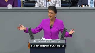 Dr Sahra Wagenknecht BSW [upl. by Licastro662]