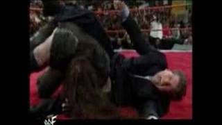 Undertaker And Kane Break Vince Mcmahons Leg [upl. by Eecrad855]