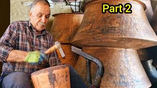 Handmade antique copper pitcher The process of making an amazing antique copper pitcher ⚒️ 🫡 🍺 [upl. by Nakhsa]