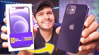 COMPREI UM IPHONE USADO NA AMERICANAS SOU BARATO ME DEI MAL [upl. by Anihsit237]