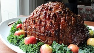 Crispy HoneyGlazed Ham  How to Make a Honey Baked Holiday Ham [upl. by Kciv295]