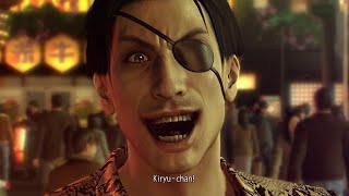 Yakuza 0  Kiryu amp Majima Meet For The First Time [upl. by Yerffej]