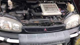 Mitsubishi Delica L400 4M40 Turbo Diesel Engine [upl. by Names650]