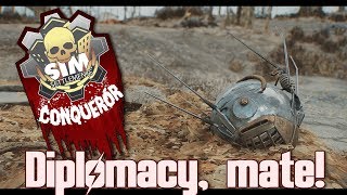 OUR FIRST RAID  Sim Settlements Conqueror Gameplay 5 Modded Fallout 4 [upl. by Tavia883]