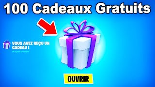 Jai Obtenu 100 Cadeaux Fortnite GRATUITEMENT [upl. by Libna]