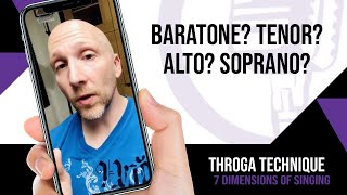 Are You A Baritone Tenor Alto Soprano  Vocal Tips for Singers [upl. by Eniahpets]