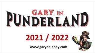 Gary Delaney in Punderland tour 20212 plus audio of me reading some jokes from Pundamentalist [upl. by Tacy]