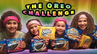 The Oreo Challenge Haschak Sisters [upl. by Hamil]