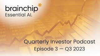 Investor Podcast Episode 3 BrainChip CEO Sean Hehir Addresses Investors [upl. by Iron988]