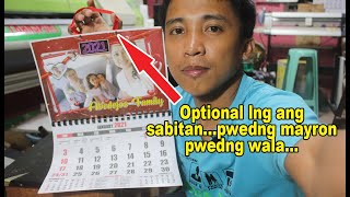 How to Make a Simple CALENDAR  KUYA DHODZ [upl. by Retsae869]