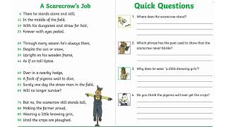 Basic Reading A Scarecrows Job Grade 1 DRP reads IB Curriculum [upl. by Ladonna859]