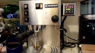 Rancilio Silvia with PID Watlow 96 Double Espresso Shot Walkthrough [upl. by Pages]