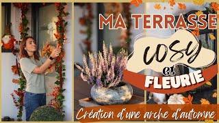 VLOG Installation décos dautomne 🍂 Comment jai transformé ma terrasse pour lautomne ✨DIY [upl. by Yeldud]