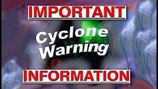 Emergency Cyclone Warning Broadcast [upl. by Rma]