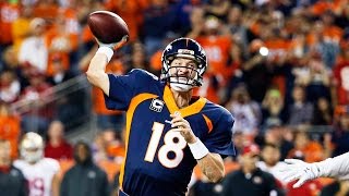 Peyton Manning Micd Up Breaking Favres NFL AllTime TD Pass Record  Sound FX [upl. by Lennor]