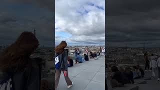 Stunning terrace view of Galeries Lafayette in Paris [upl. by Assenad]