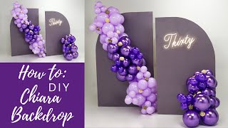 DIY Backdrop Tutorial  STEP by STEP Chiara Backdrop Tutorial [upl. by Pogue]