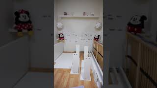 IKEA Malm Bed Frame High w 2 Storage Boxes White  Stop Motion Installation [upl. by Chil378]