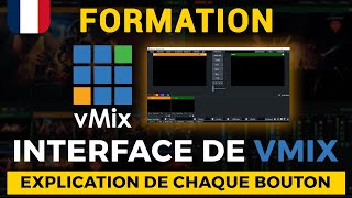 Formation vMIX  Linterface du logiciel vmix Partie 12  En français [upl. by Amando]