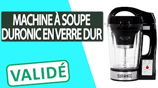 Avis Machine à soupe en verre Duronic [upl. by Tonye]