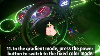 RGB Car Interior LED Strip Lights 👉 item link httpstemutokulrq3x59g3d [upl. by Icrad]