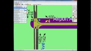 Synchro Timelapse Building Fake Intersection to Learn Synchro [upl. by Cece]