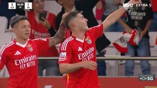 Benjamin Rollheiser Goal Benfica Vs Gil Vicente 51 All Goals Analysis amp Highlights Result [upl. by Nnahs]