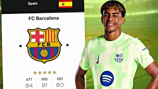 Rebuilding Barcelona in EA FC 25 in Just 60 Seconds [upl. by Araf192]